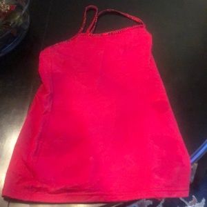 Lulu Lemon Tank size 6 Red